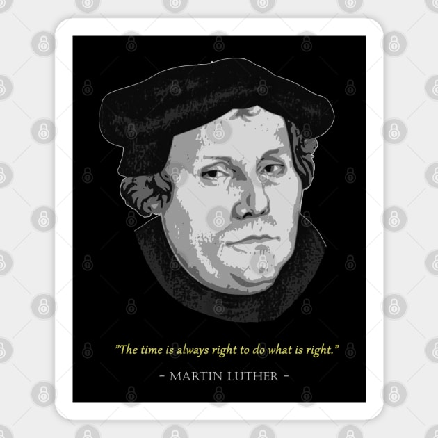 Martin Luther Quote Magnet by Nerd_art